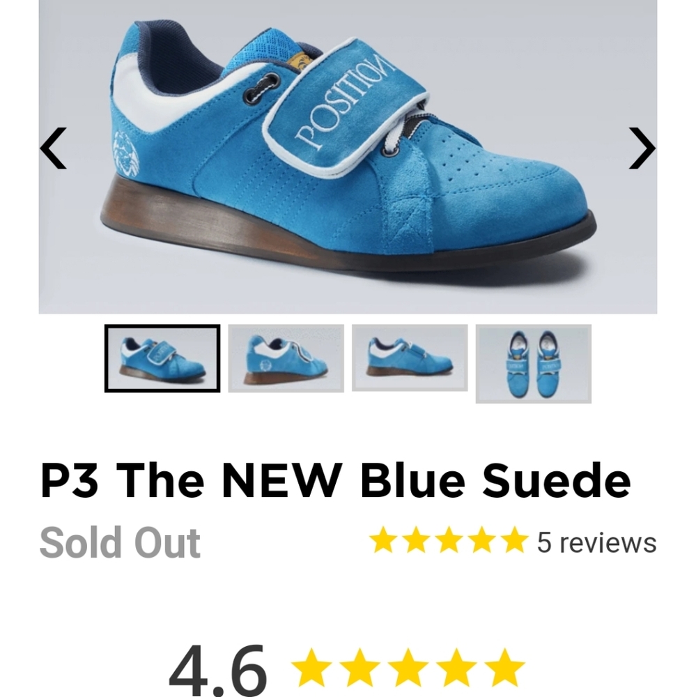 Position Position weightlifting shoe